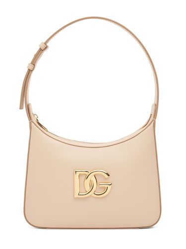 Logo Leather Shoulder Bag - DOLCE & GABBANA - Modalova