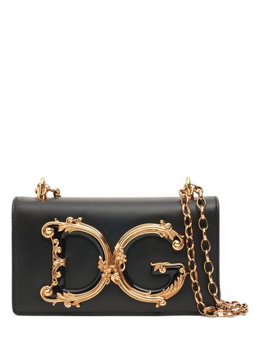 Mini Dg Girls Leather Shoulder Bag - DOLCE & GABBANA - Modalova