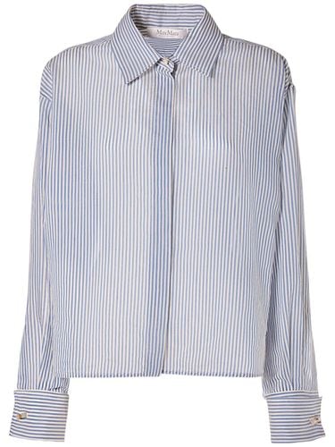 Camicia Vertigo In Cotone E Seta - MAX MARA - Modalova