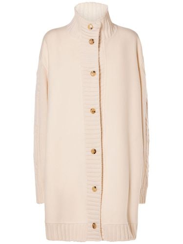 Alcazar Wool Blend High Neck Cardigan - MAX MARA - Modalova