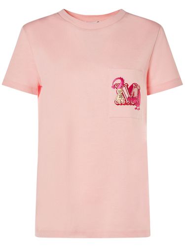 Elmo Embroidered Cotton T-shirt - MAX MARA - Modalova