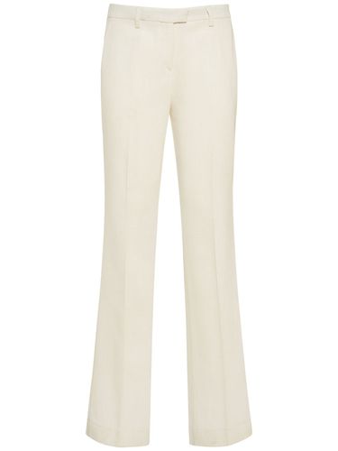 Mid Rise Crepe Straight Pants - ETRO - Modalova