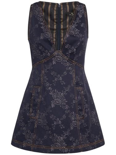 Ärmelloses Minikleid Aus Jacquard - ETRO - Modalova