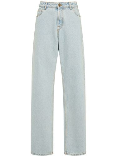 Washed Denim High Rise Wide Jeans - ETRO - Modalova