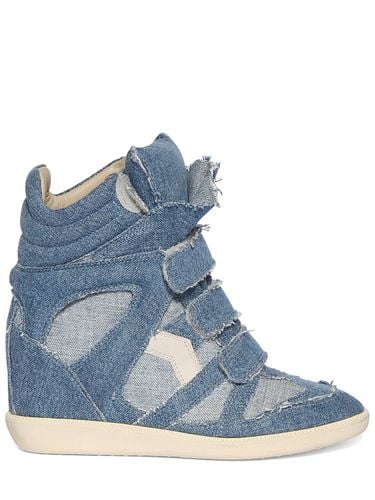 Mm Bekett Denim & Mesh Sneakers - ISABEL MARANT - Modalova