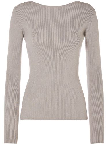 Favella Stretch Viscose Lurex L/s Top - MAX MARA - Modalova