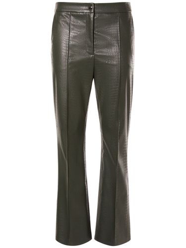 Queva Croc Faux Leather Straight Pants - MAX MARA - Modalova