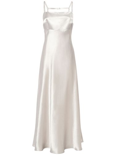 Baden Satin Sleeveless Flared Midi Dress - MAX MARA - Modalova