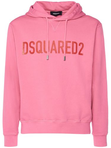 Logo Cool Fit Cotton Hoodie - DSQUARED2 - Modalova