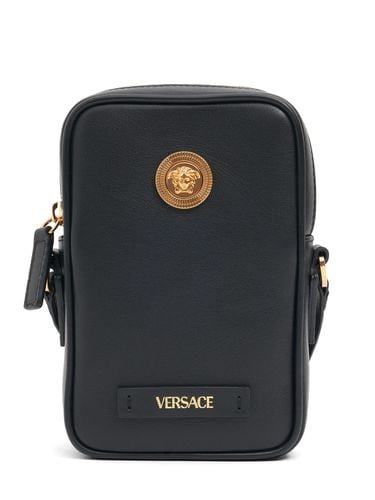 Handytasche Aus Leder „medusa“ - VERSACE - Modalova