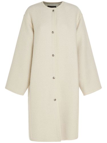 Geir Collarless Silk Blend Midi Coat - LORO PIANA - Modalova