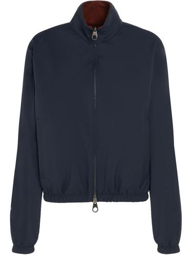 Iconic Bomber Tech Zip Jacket - LORO PIANA - Modalova