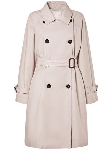 Ärmelloser Trenchcoat Aus Baumwolle - MAX MARA - Modalova