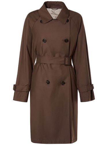 Ärmelloser Trenchcoat Aus Baumwolle - MAX MARA - Modalova