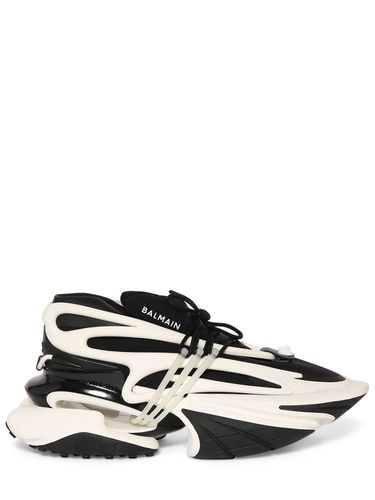 Mm Unicorn Neoprene & Leather Sneakers - BALMAIN - Modalova