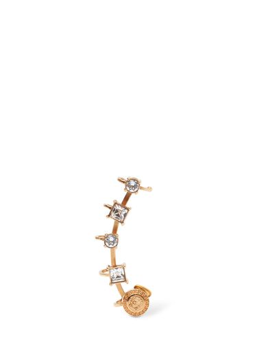 Crystal Mono Ear Cuff - VERSACE - Modalova