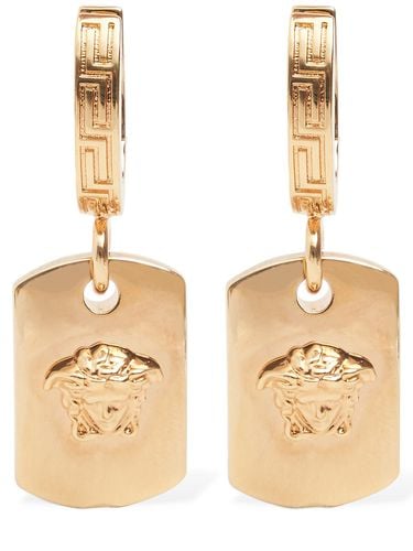 Metal Earrings - VERSACE - Modalova