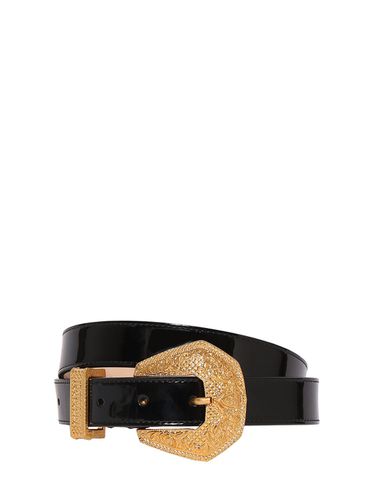 Cm Western Patent Leather Belt - BALMAIN - Modalova