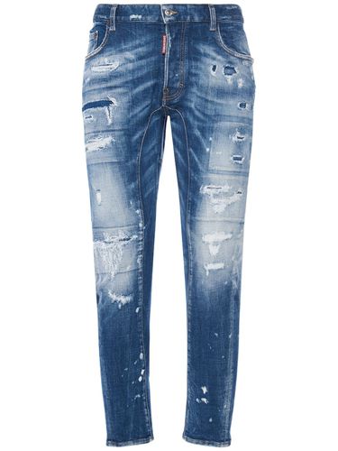 Jeans Aus Stretch-denim „tidy Biker“ - DSQUARED2 - Modalova