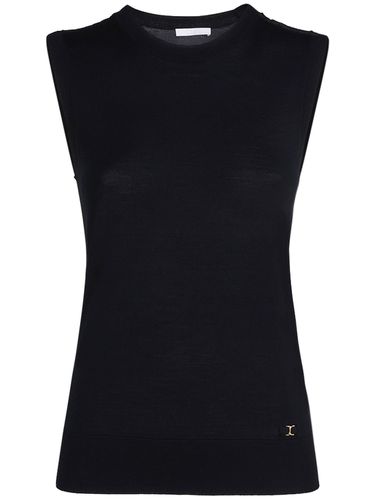 Wool Knit Sleeveless Top - CHLOÉ - Modalova