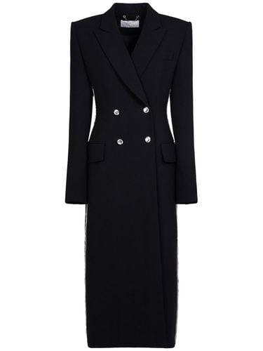 Embellished Wool Crepe Long Coat - CHLOÉ - Modalova