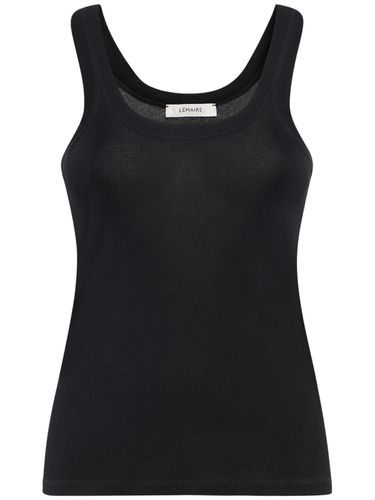 Ribbed Cotton Tank Top - LEMAIRE - Modalova