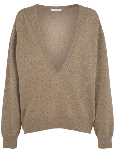 Deep V Neck Wool Blend Sweater - LEMAIRE - Modalova