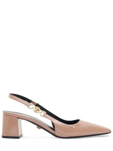 Mm Patent Leather Slingback Pumps - VERSACE - Modalova