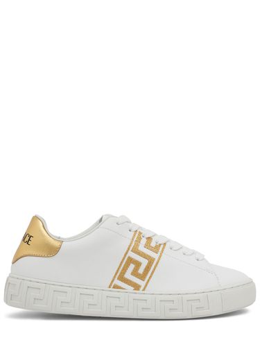 Greca Logo Sneakers - VERSACE - Modalova