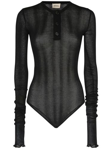 Janelle Cotton Blend Bodysuit - KHAITE - Modalova