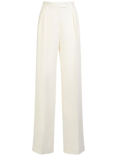 Antone Pleated Linen Straight Pants - THE ROW - Modalova