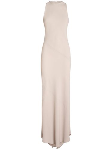 Viscose Blend Sleeveless Long Dress - AMI PARIS - Modalova