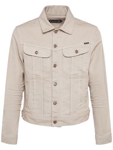 Icon Twill Denim Jacket - TOM FORD - Modalova