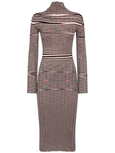 Vestido Midi De Cashmere Con Cuello Alto - MISSONI - Modalova