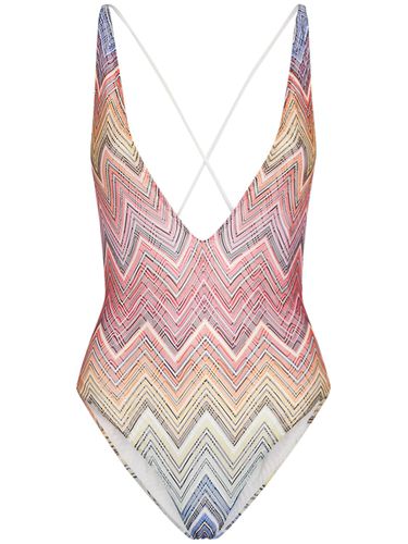 Badeanzug Mit Chevron-druck - MISSONI - Modalova