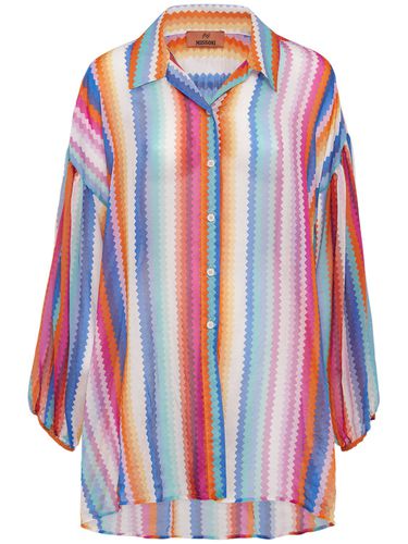 Chevron Print Cotton & Silk Shirt - MISSONI - Modalova