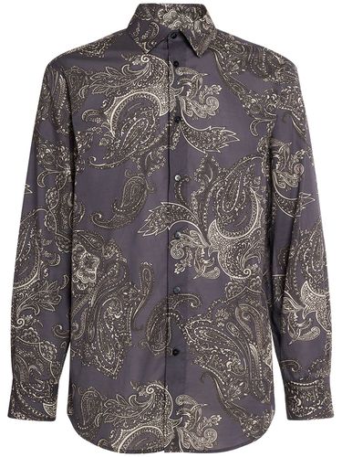 Printed Cotton Shirt - ETRO - Modalova