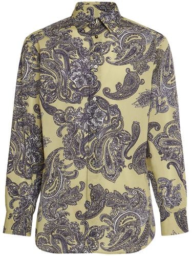 Printed Cotton Shirt - ETRO - Modalova