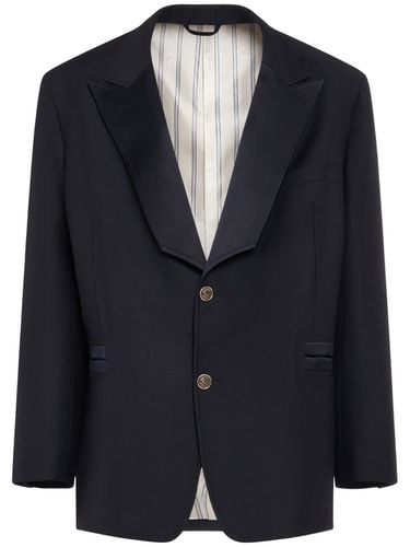 Wool Blazer W/ Peaked Lapels - ETRO - Modalova