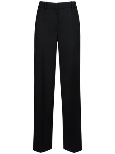 Bremy Mid Waist Wool Straight Pants - THE ROW - Modalova