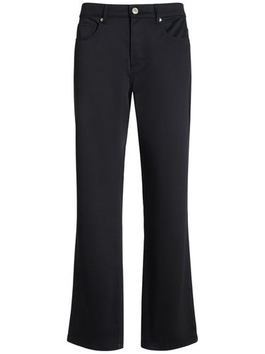 Compact Cotton Straight Pants - AMI PARIS - Modalova