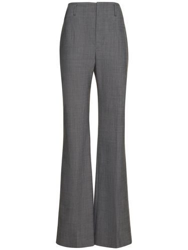 Tropical Stretch Wool Straight Pants - PHILOSOPHY DI LORENZO SERAFINI - Modalova