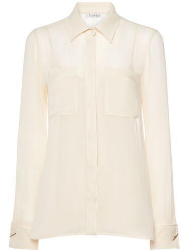 Silk Georgette Shirt - MAX MARA - Modalova