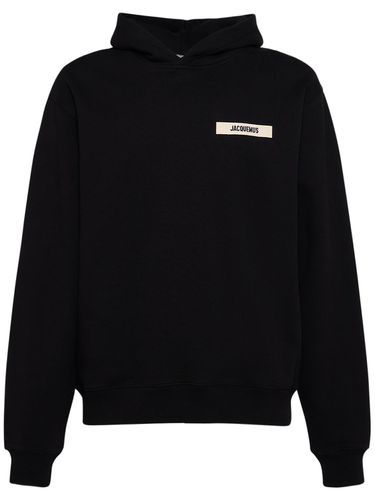 Le Hoodie Gros Grain Cotton Sweatshirt - JACQUEMUS - Modalova