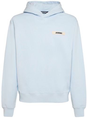 Le Hoodie Gros Grain Cotton Sweatshirt - JACQUEMUS - Modalova