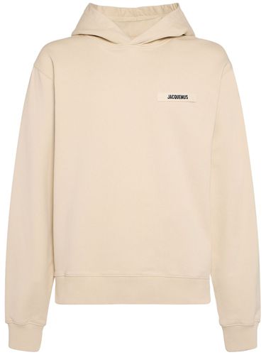 Le Hoodie Gros Grain Cotton Sweatshirt - JACQUEMUS - Modalova