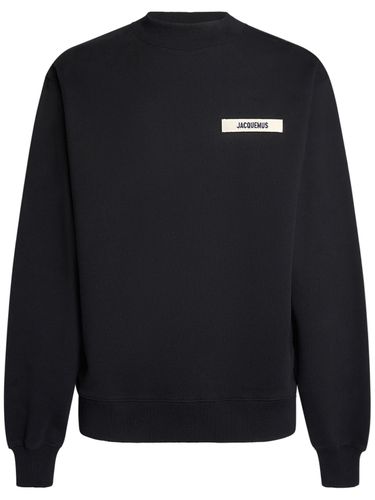 Le Cotton Gros Grain Sweatshirt - JACQUEMUS - Modalova