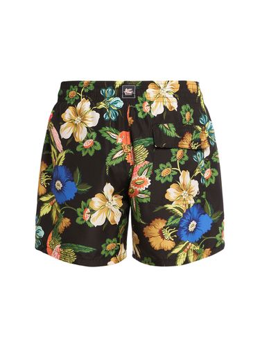 Floral Printed Swim Shorts - ETRO - Modalova