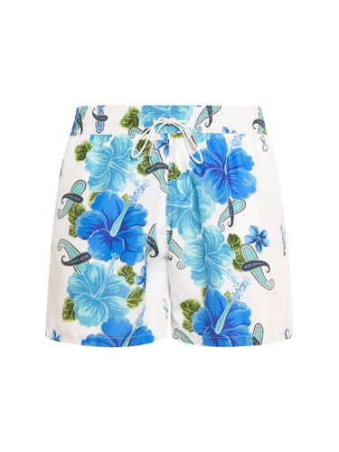 Floral Printed Swim Shorts - ETRO - Modalova