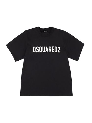 T-shirt Aus Baumwolljersey Mit Logo - DSQUARED2 - Modalova